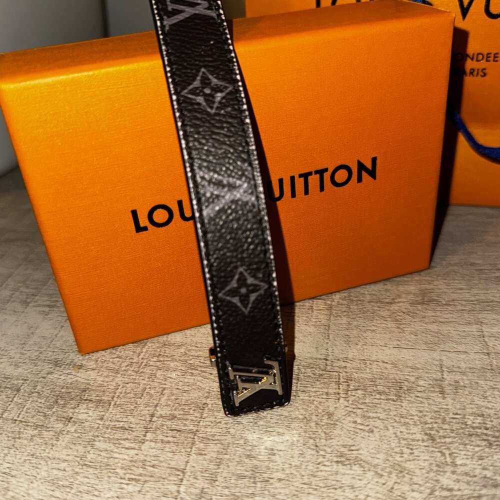 LV Slim Bracelet Monogram Eclipse - image 6